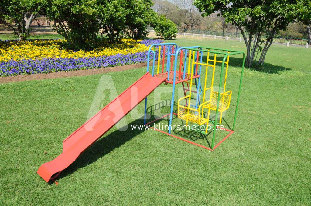 Bambino Jungle Gym + 2m Steel Slide